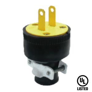 Enchufe con abrazadera sin tierra 15 A 125 V Tania Wiring