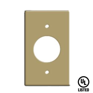 Tapa plástica para tomacorriente sencillo marfil Tania Wiring