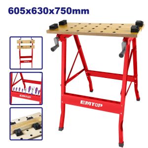 Mesa de trabajo plegable Emtop