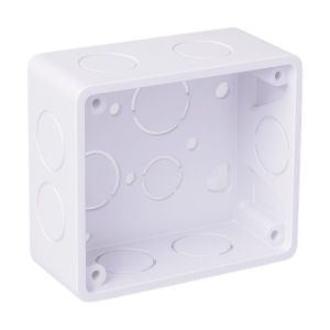 Caja Conduit Doble 107 x 107 x 48mm PVC Pavco