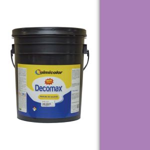 Pintura caucho decomax clase C cuñete (4 galones) morado Quimicolor
