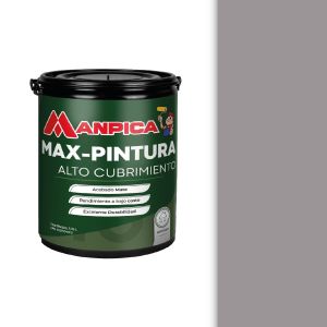 Pintura caucho max-pintura 1 galón gris artico Manpica