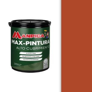 Pintura caucho max-pintura 1 galón arcilla Manpica