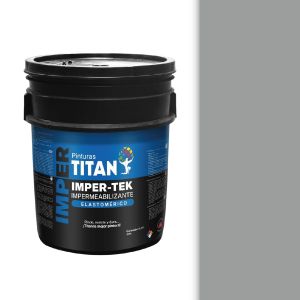Pintura impermeabilizante imper-tek titan 1 cuñete (5 galones) gris Manpica