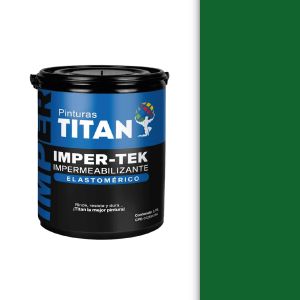 Pintura impermeabilizante imper-tek titan 1 galón verde Manpica