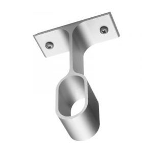 Soporte intermedio ovalado aluminio natural 14 x 30mm - blíster Tauro