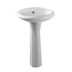 Lavamanos giona con pedestal blanco Aqua Nuova