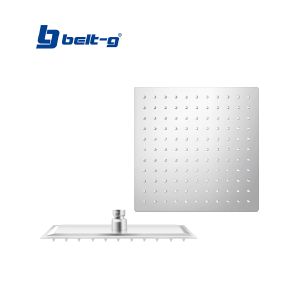 Regadera anticalcarea plana cuadrada 10" Belt-g
