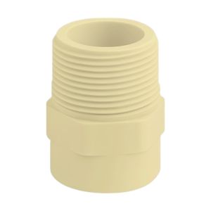 Adaptador roscado Macho 3/4" ultratemp CPVC presión agua caliente Pavco