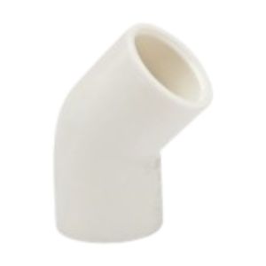 Codo 45° 1 1/2" SCH40 PVC presión agua fría Pavco