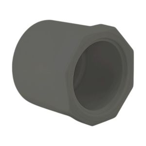 Tapón 1" soldada PVC presión agua fría Pavco