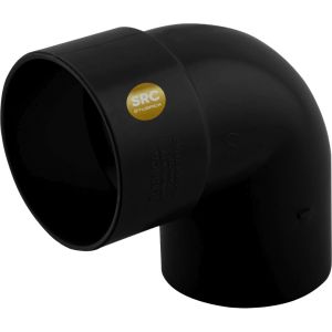 Codo 90° PVC agua servida 160 mm UM reforzado negro Tubrica