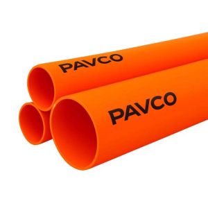 Tubo PVC sanitario 50 x 3,2 mm x 3 m UM reforzado naranja ASTM Pavco