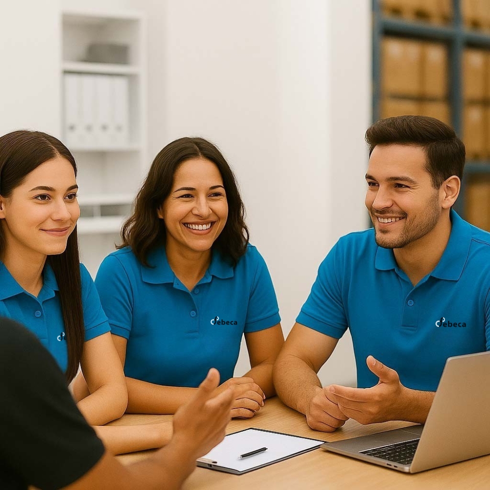 Representación visual de productos distribuidos por Febeca